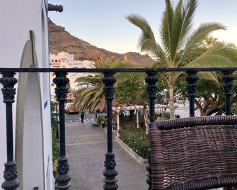 Puerto de Mogan - Little Venecia Harbour Apt 324 with 40sqm rooftop terrace, Scandinavian interior - Gran Canaria - Puerto de Mogan - Balcony