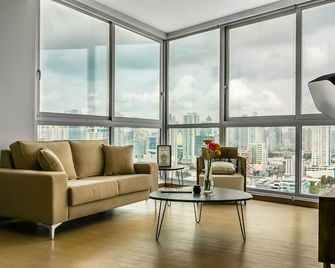 러시 아파트먼트 - 바다 전망 - 파나마시티 - 거실