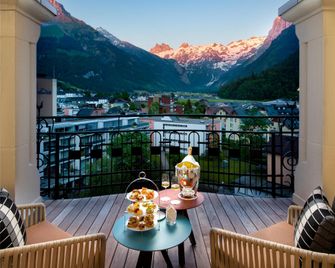 Kempinski Palace Engelberg - אנגלברג - מרפסת