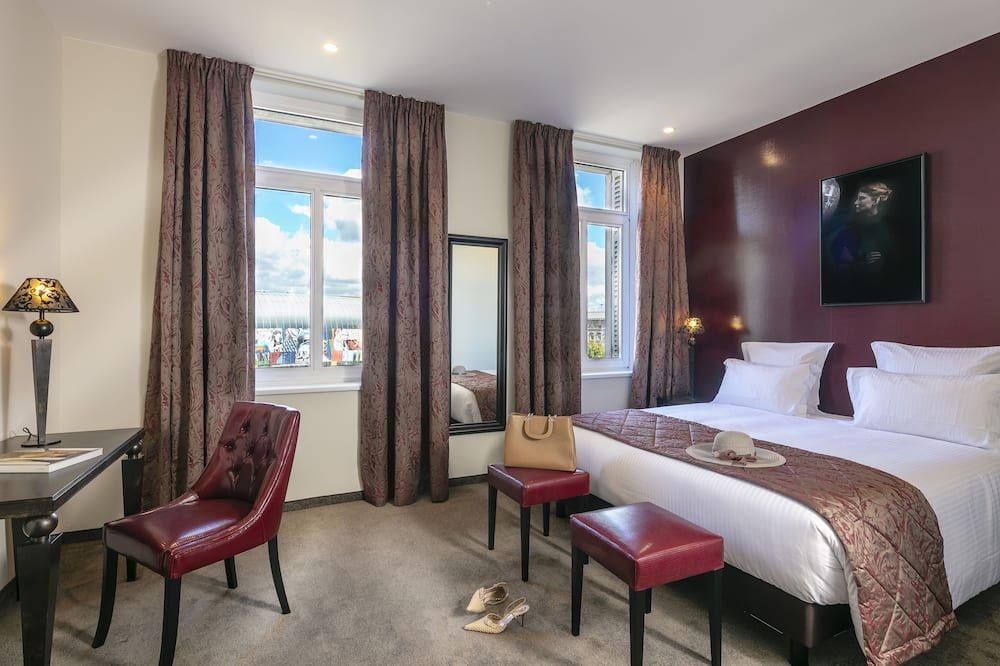 هوتل أروك - ستراسبورغ - غرفة نوم