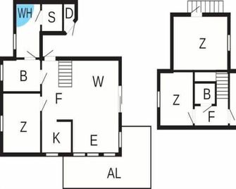 6 person holiday home in Leikanger - Leikanger - Floorplan