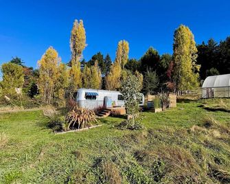 Peaceful Farm Airstream Camper Retreat - Hot Tub - Eureka - Dış görünüm