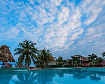 Caribbean-Style Beach House w/ Private Balconies & Ocean Views - Hopkins - Piscina