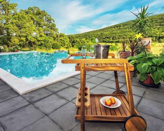 Countryside Villa Stone Garden - with Heated Pool & Hot Tub - Trilj - Piscina