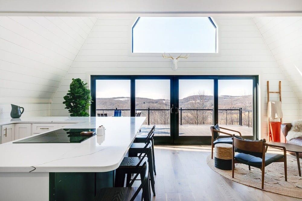 Modern A-Frame With Secluded Mountain Views & Fire Pit