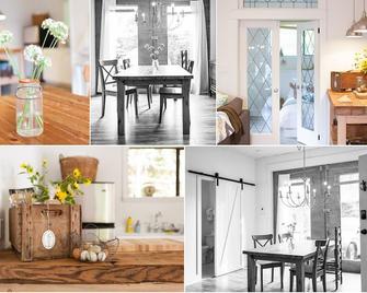 Charming, family friendly Cottage 3 minute walk to the beach. - Roberts Creek - Dining room