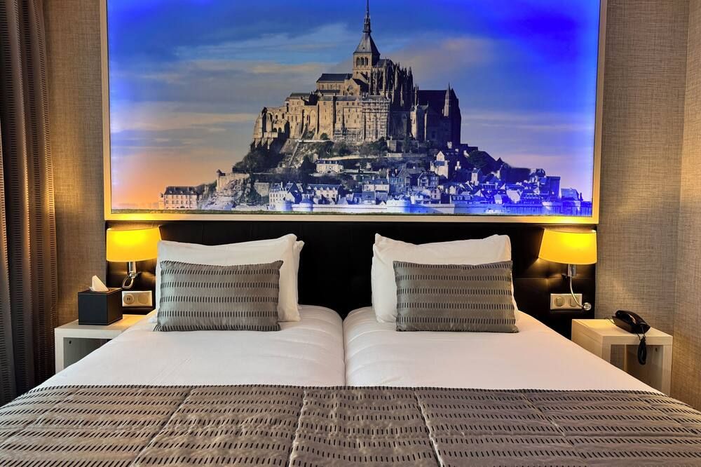 Churchill Hotel Bayeux Centre - באיואו - חדר שינה