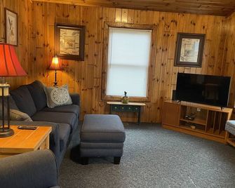 Excellent 2 bedroom cabin across from trail #7 and Otsego Lake - Gaylord - Living room