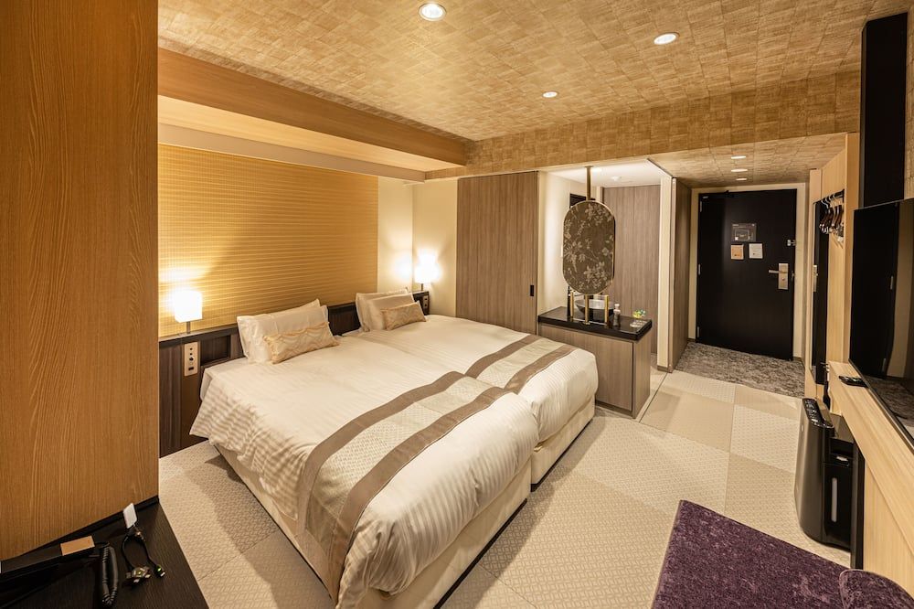 Bedroom view of Hotel Musse Kyoto Shijo Kawaramachi Meitetsu