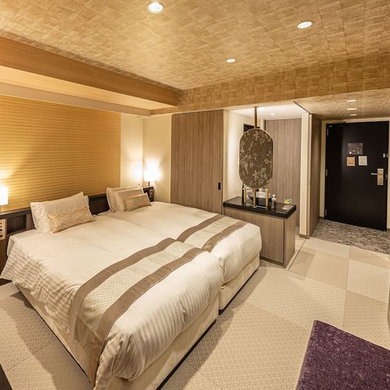 Bedroom view of Hotel Musse Kyoto Shijo Kawaramachi Meitetsu