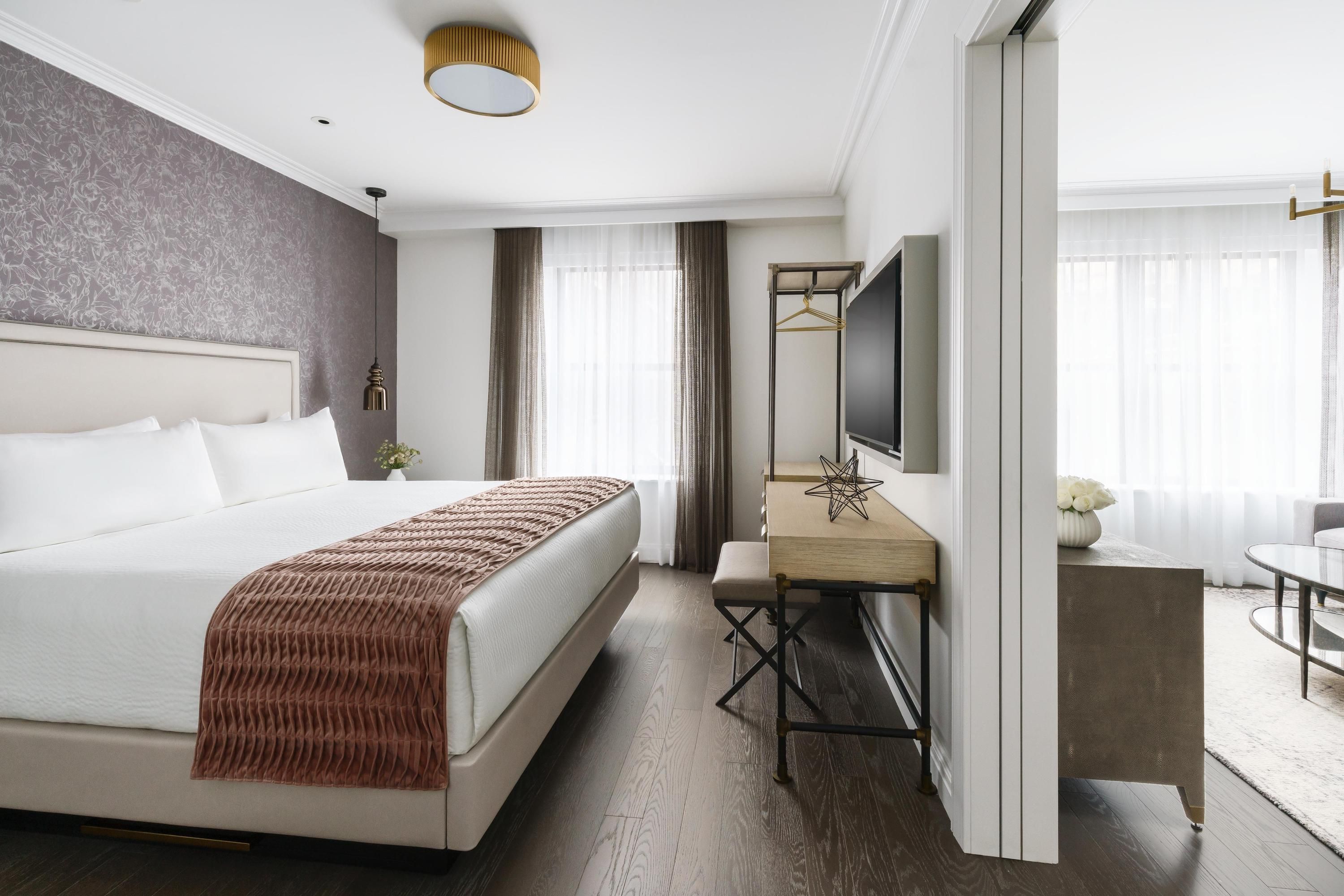 Bedroom view of The Wallace