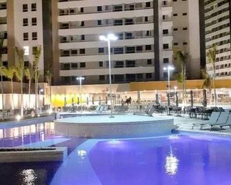 Apartment in the Solar das Águas resort - Olímpia - Πισίνα
