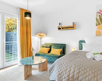 Lemon3 - Sap Arena & Maimarkt - Free Parking - Mannheim - Bedroom