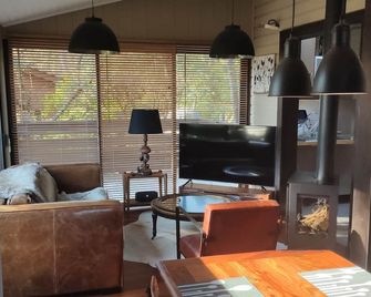 Large Chalet 90m2 8 Minutes From The Ocean With Jacuzzi, - Lacanau - Salon