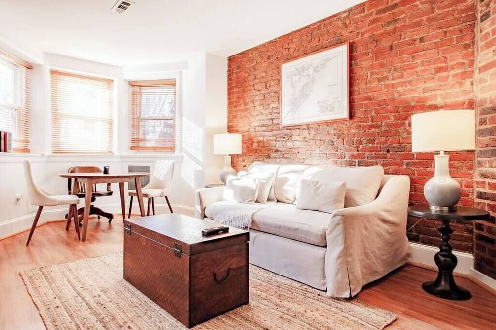 Quaint DC Private 1-Br Walk To Metro-Rail Subway - واشنطن د.ك. - غرفة معيشة