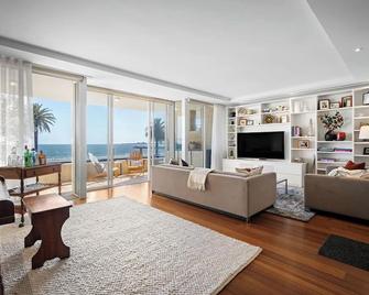 Luxury apartment with spectacular bay views - Melbourne - Living room