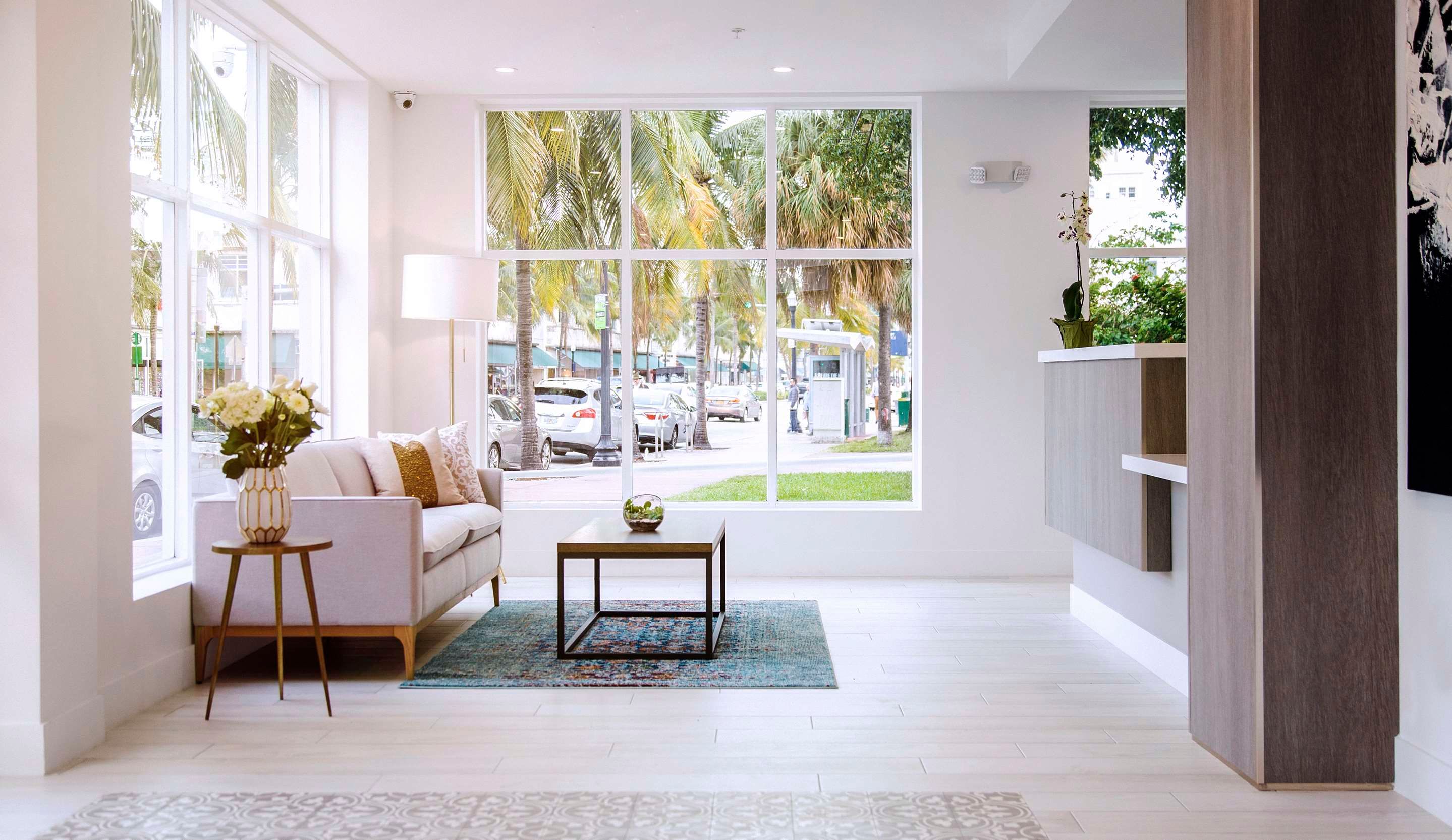 Lobby view of Casa Boutique Hotel