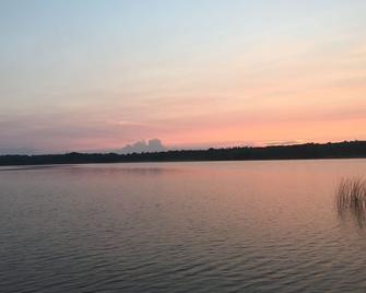 New Cedar Barrel Sauna! | Modern Northwoods Lakefront - Rhinelander - Outdoors view