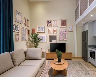 Hazel Spaces Downtown - Kairo - Ruang tamu