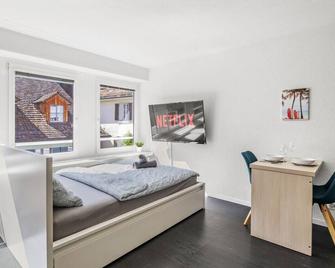 City Center-Twin Bed-Coffee-Workplace-Wa - Winterthur - Schlafzimmer