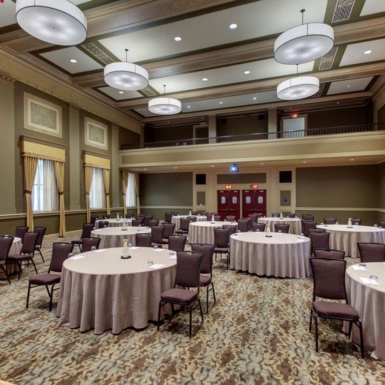 Banquet hall view of Drury Plaza Hotel Cleveland Downtown