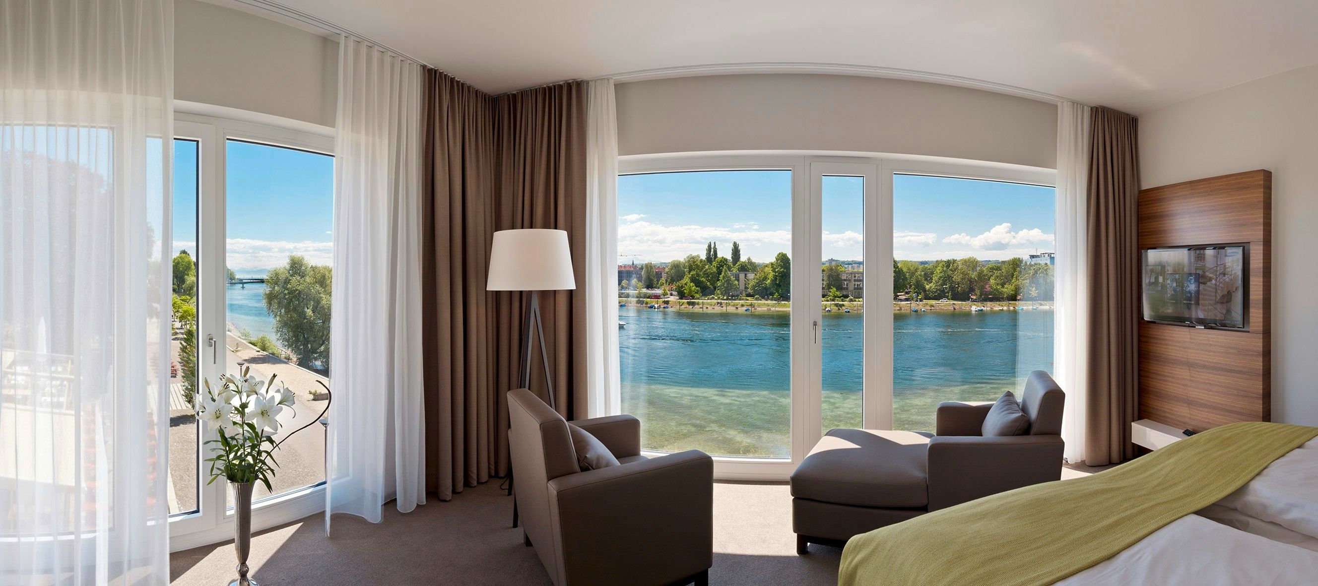 47 ° Ganter Hotel - Konstanz - חדר שינה