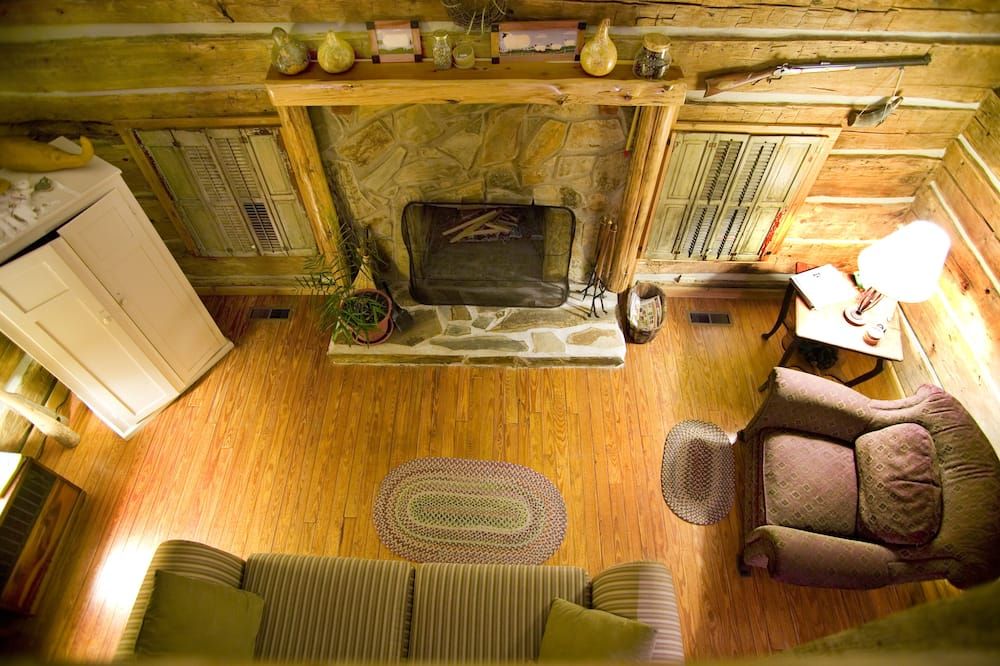 1860 Era Original Log Cabin In Beautiful East Tennessee - Foust Cabin - Clinton - Sala de estar