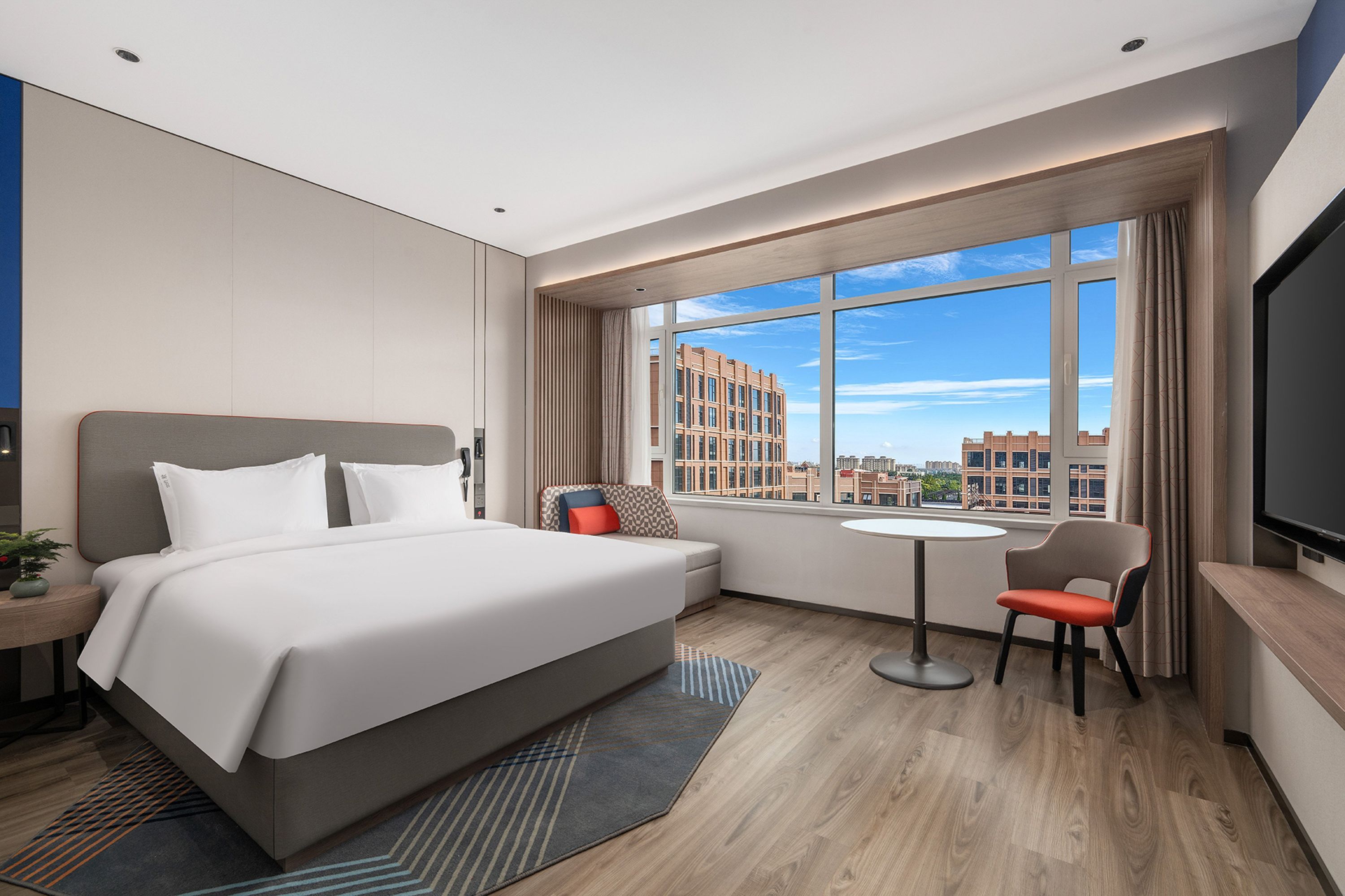 Holiday Inn Express Qingdao Hongdao Station By IHG - צ'ינגדאו - חדר שינה