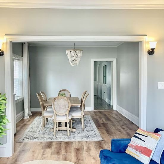 Dining room view of Lovely vintage Oak Park 3bd 1ba perfectly located near public transit & Chicago