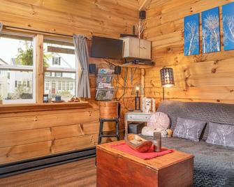 TPZ- Adorable Tiny Home! Pet ok! walk to brewery! Close to T-line! - Davis - Sala de estar