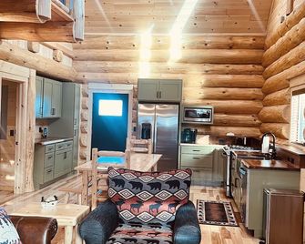 Log Cabin located in Northern Michigan just minutes from Lake Michigan. - Levering - Kitchen
