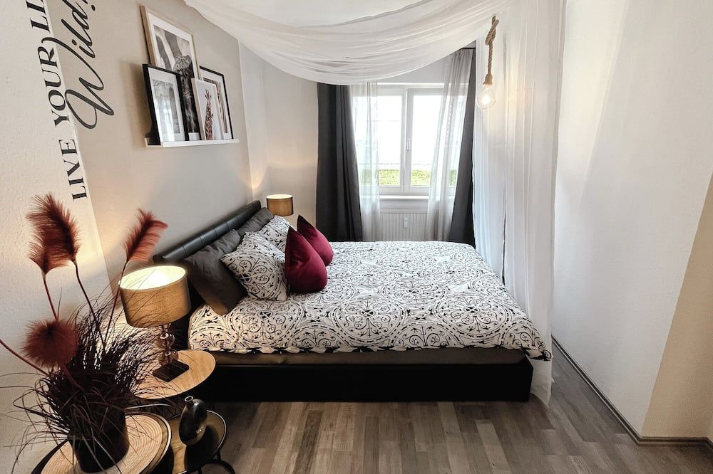 Modern vacation apartment on Lake Constance - فريديريكشافن - غرفة نوم