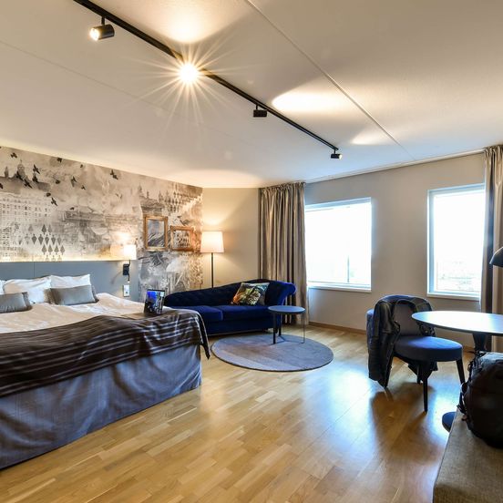 Bedroom view of Scandic Triangeln