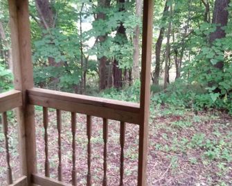 Primitive Cabin # 1 - Winamac - Balcony