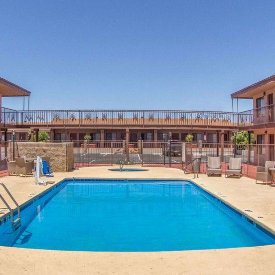 Pool view of Quality Inn Benson I-10 Exit 304