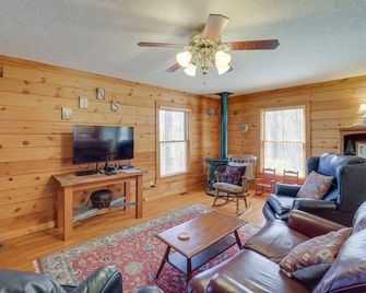 Game Room + Mtn Views: Banner Elk Cabin - Banner Elk - Living room