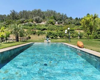 Studio Apartment with Mountain View, Shared Pool and Wi-Fi - Arcos de Valdevez - Basen