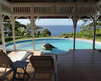 Beautiful, secluded, open plan cottage with spectacular sea views - Castara - Pool