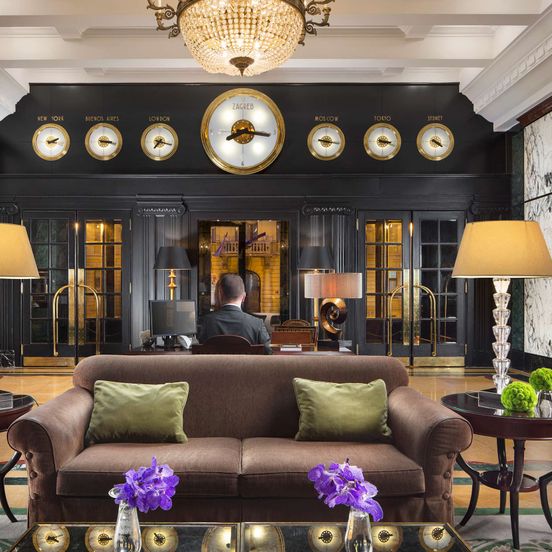 Lobby view of Esplanade Zagreb Hotel