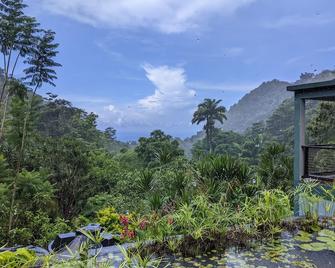 Secluded seaview solar cottage w/ organic greenhouse & farm to table cuisine - Pont Cassé - Outdoor view