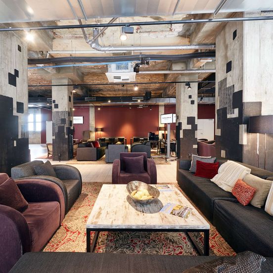 Lounge view of Catalonia Berlin Mitte