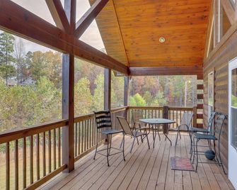 1 Mi to Current River: Sunset-View Van Buren Cabin - Van Buren - Balcony