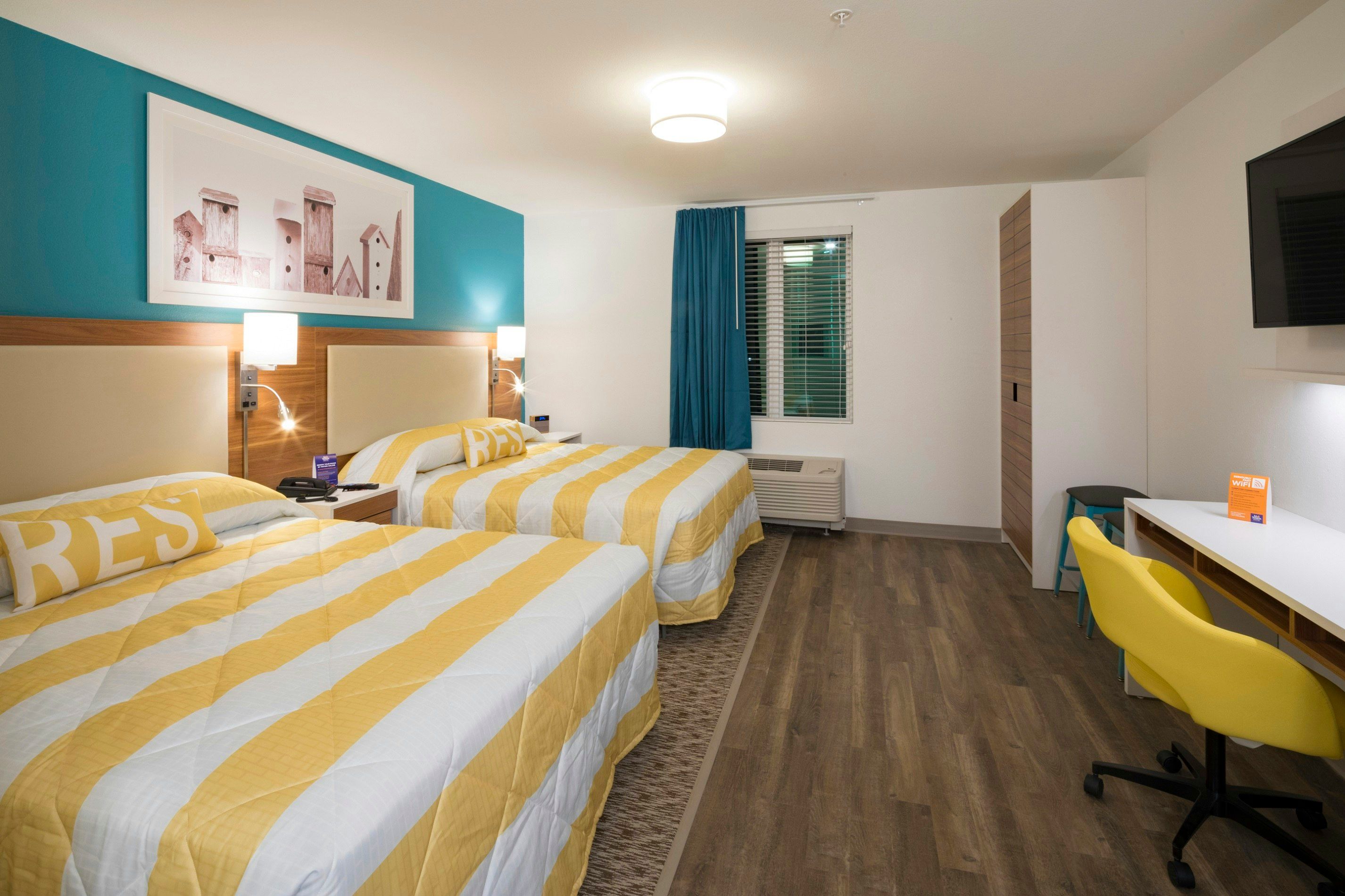 Uptown Suites Extended Stay Miami Fl Homestead - Гомстед - Спальня