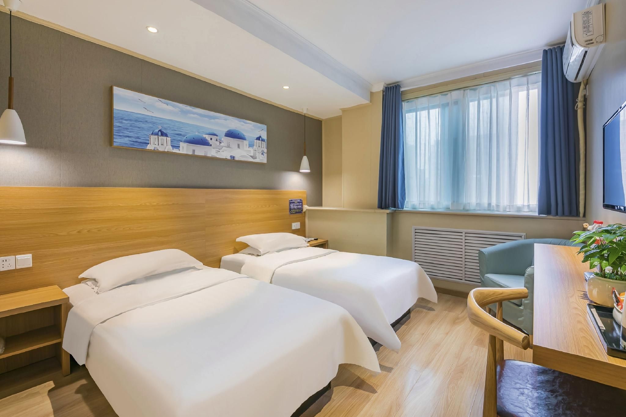Super 8 by Wyndham Beijing Xi Zhi Men - בייג'ין - חדר שינה