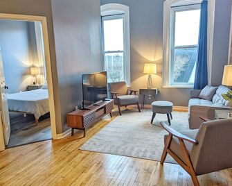 Tanner Bldg Apt 2 - 2 Bedroom (Downtown) - Bay City - Living room