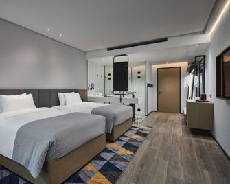 Changzhi Wanda Meihua Hotel (Wanda Plaza East High-speed Railway Station Branch) - Changzhi - Bedroom