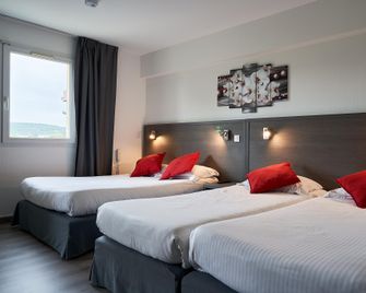 TheOriginals City, Hôtel restaurant l'Ormichal Dijon Sud - Marsannay-la-Côte - Bedroom