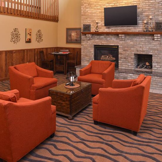 Lounge view of Americinn By Wyndham St. Cloud Mn I-94