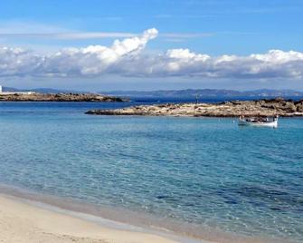 Es Pujols: First Line Apartment With Jacuzzi - La Savina - Strand