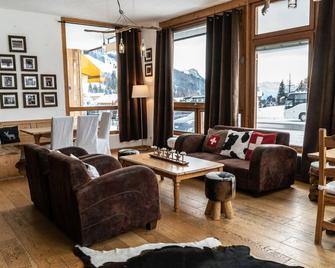 Hotel Le Relais Alpin - Ormont-Dessus - Wohnzimmer